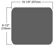 mouse pad dimensions