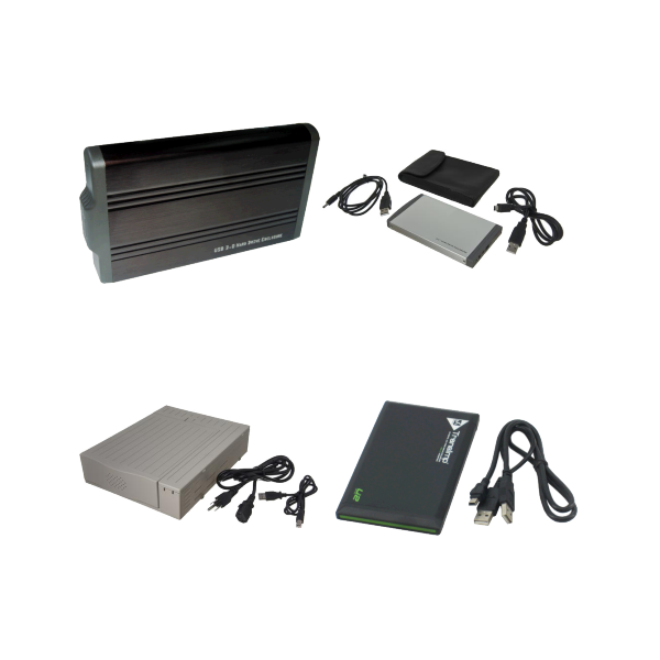 External Drive Enclosures for USB