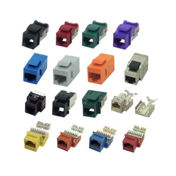 _ Inserts with RJ45 (8 pin, 10 pin)