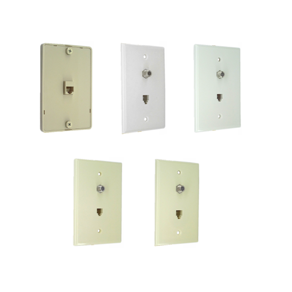 Wall Plates with RJ11 (MP04 & MP06) for Phone